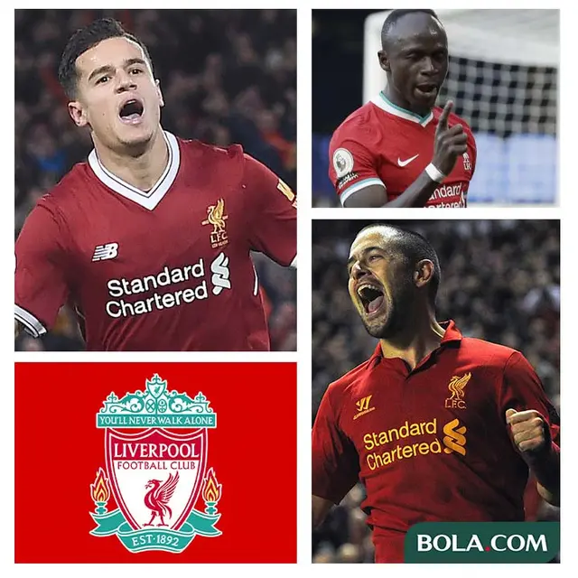 Kolase - Liverpool Philippe Coutinho, Sadio Mane, Joe Cole