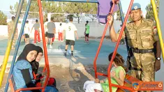 Citizen6, Lebanon: Selain merenovasi lapangan voli, personel Indobatt dari Kompi Dragon dan Bantuan ini juga memfungsikan kembali arena permainan anak-anak yang berada disekitar lapangan tersebut. (Pengirim: Badarudin Bakri)
