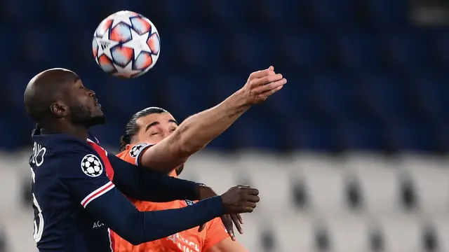 Foto Liga Champions: Ada Indikasi Rasis, Partai PSG vs Istanbul Basaksehir Ditunda