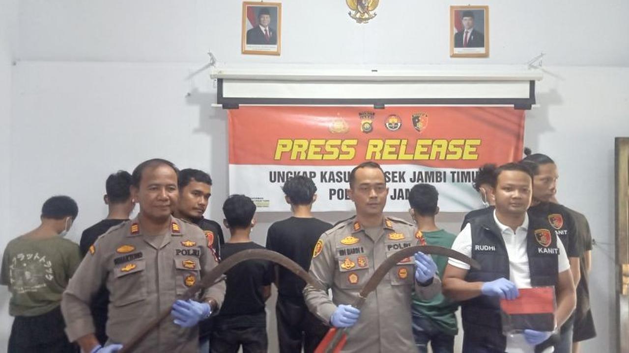 Terungkap! 9 Pelajar Geng Motor Jambi Ditangkap Usai Viral, Ternyata Motifnya 'Lamar