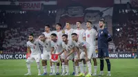 Pemain Timnas Indonesia saat melawan Australia pada laga kedua Grup C Kualifikasi Piala Dunia 2026 Zona Asia di Stadion Utama Gelora Bung Karno (SUGBK), Jakarta Pusat, pada Selasa (10/9/2024). (Bola.com/Bagaskara Lazuardi)