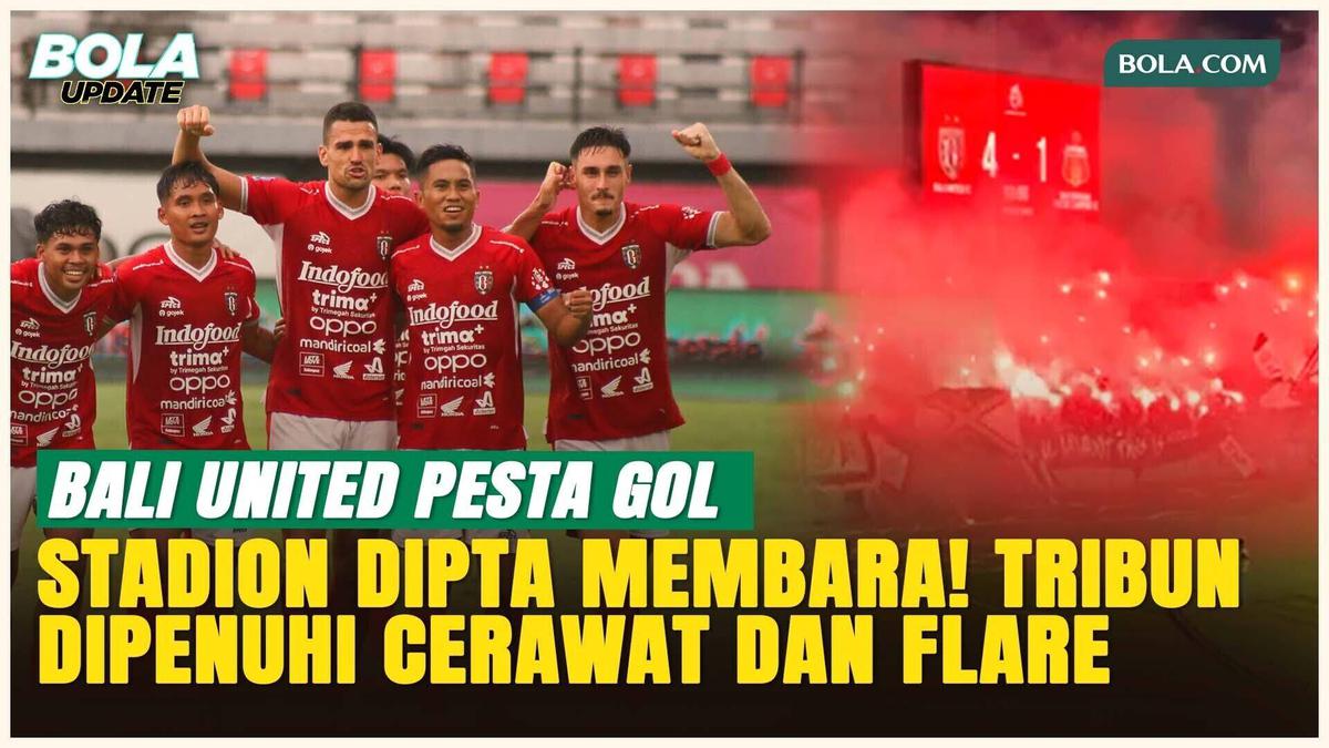 Bali United Bungkam Bhayangkara FC 4-1, Euforia Suporter Pecah!