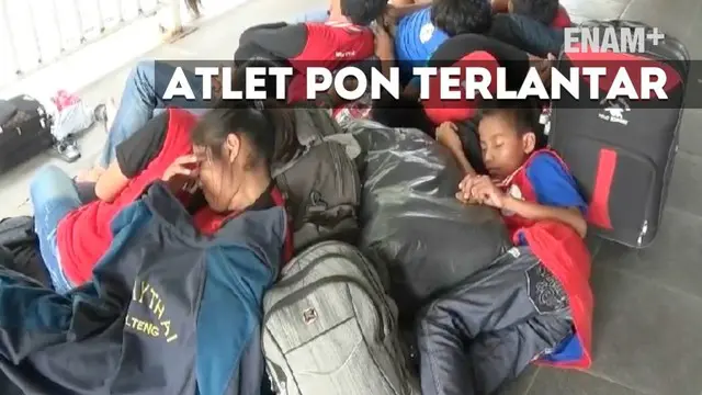Sembilan atlet cilik Muay Thai yang ikut Pekan Olahraga Nasional (PON) asal Provinsi Sulawesi Tengah telantar di Stasiun Manggarai, Jakarta Selatan