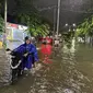 Situasi banjir di Semarang pada 13 Maret 2024. (dok. BPBD Kota Semarang)