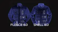 SeV Standard Jacket, jaket yang bisa menyimpan 20 gadget sekaligus. (Foto: Gizmodiva)