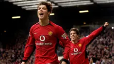 Siapa pun pasti tidak akan meragukan kehebatan Cristiano Ronaldo sebagai pesepak bola dengan nilai pasar yang pernah mencapai 120 juta euro. Namun, di awal kariernya di Manchester United, dengan nilai pasar 18 juta uero, ia masih di bawah 5 pemain muda berikut. (AFP/Steve Parkin)