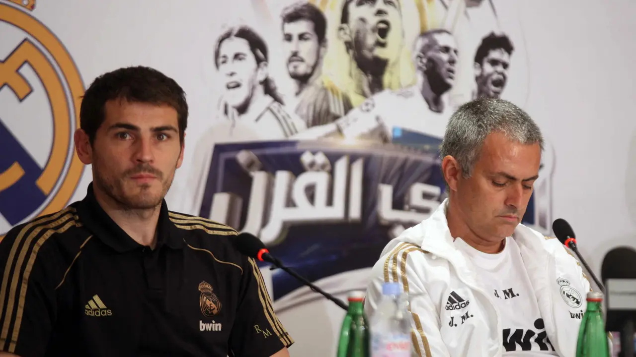 Iker Casillas dan Jose Mourinho saat bersama di Real Madrid