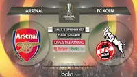 Liga Europa 2017 Arsenal vs FC Koln (Bola.com/Adreanus TItus)