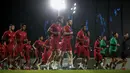 <p>Sejumlah pemain Timnas Indonesia melakukan latihan menjelang FIFA Matchday melawan Burundi di lapangan latih 2, Jakarta International Stadium (JIS), Jakarta, Kamis (23/03/2023). (Bola.com/Bagaskara Lazuardi)</p>