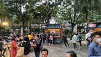 Menyantap Perpaduan Makanan Khas Indonesia dan Western di Festival Kuliner Marriott Bonvoy. (Liputan6.com/Henry)