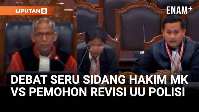 Mahkamah Konstitusi melakukan sidang dengan agenda penyampaian pokok permohonan Nomor 183/PUU-XXIII/2025 tentang Kepolisian Negara Republik Indonesia, Rabu (15/10). Ada dua pemohon yang hadir, satu orang berprofesi sebagai advokat dan satu orang lain...