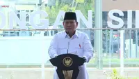 Presiden Prabowo Subianto meresmikan Terowongan Silaturahmi Masjid Istiqlal-Gereja Katedral Jakarta Pusat, Kamis (12/12/2024). (Dok. Tangkapan Layar YouTube Sekretariat Presiden)