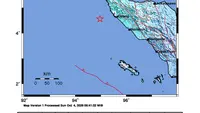 Calang Aceh Jaya Diguncang Gempa Magnitudo 5,9