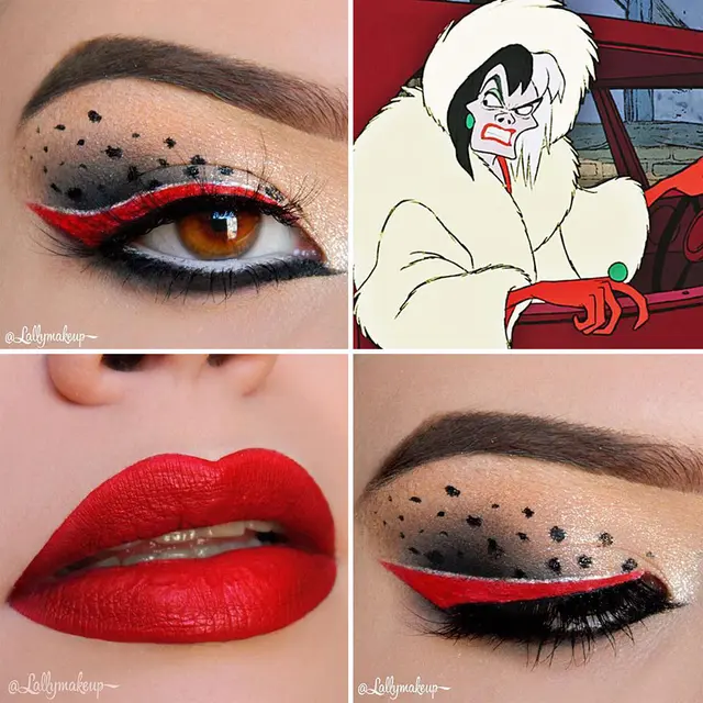 7 Potret Makeup Bibir dan Mata yang Terinspirasi Karakter Disney