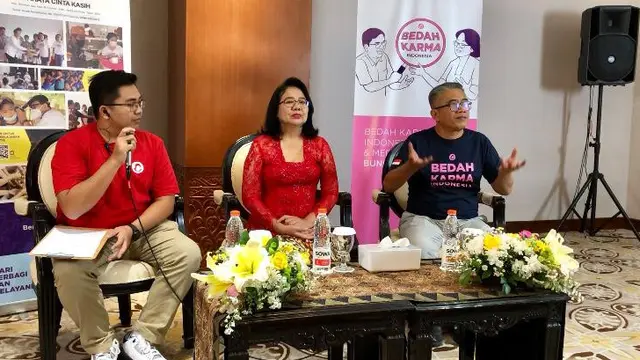 Sesi talkshow Bedah Karma Indonesia di Jakarta