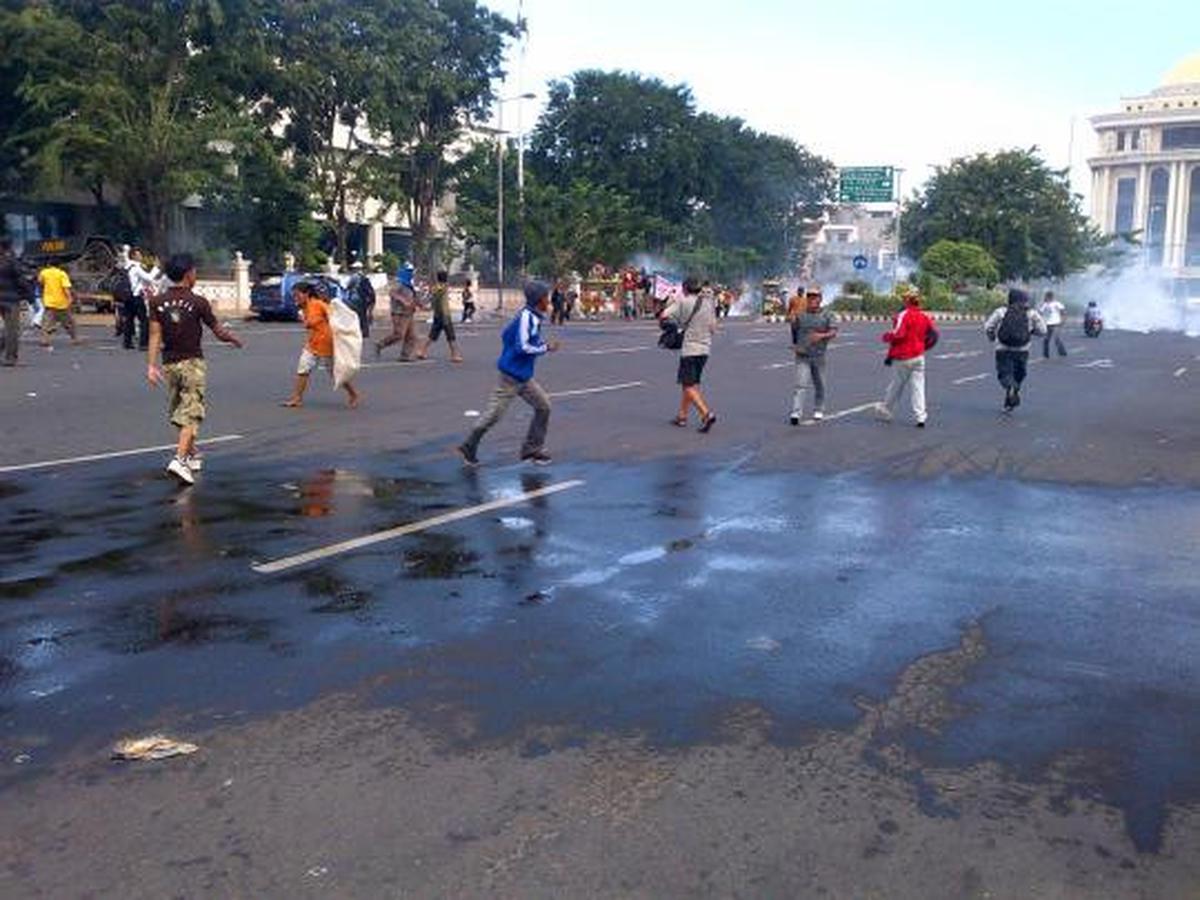 Ricuh demo korban Lapindo