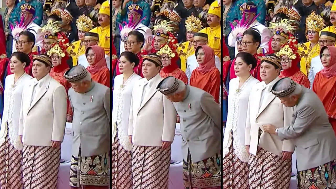 Momen Saat Menteri Basuki Iseng ke Erick Thohir