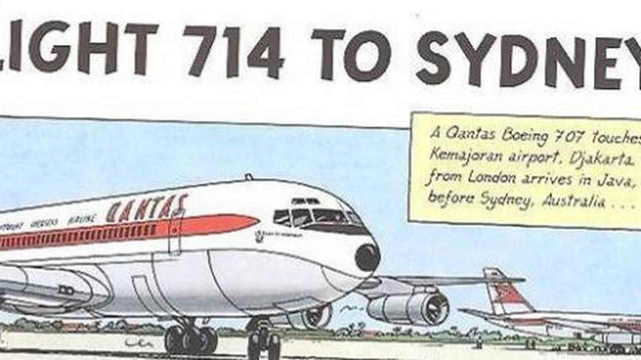 Cerita komik Tintin dan Bandara Kemayoran 