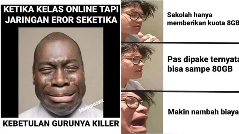 7 Meme Siswa Jalani Sekolah Online Ini Bikin Ngelus Dada