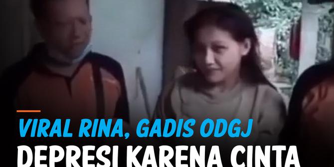 VIDEO: Viral Sosok Rina, Gadis ODGJ Cantik Depresi karena Asmara