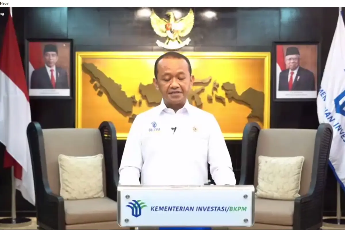Bahlil Lahadalia selaku Menteri Investasi Republik Indonesia/Kepala BKPM