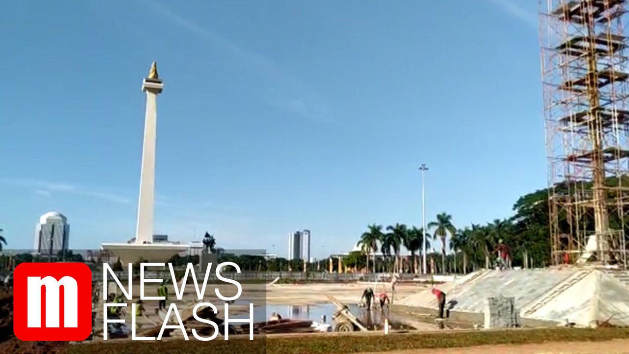 VIDEO: Salahi Aturan, Revitalisasi Monas Akhirnya Disetop