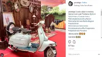 Keren, Ada Lambretta Tua Mejeng di Pernikahan Kahiyang-Bobby