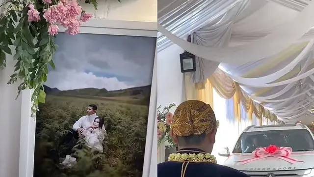 Pengantin pria memberikan mahar fantastis berupa mobil pajero sport hingga sapi untuk calon istrinya