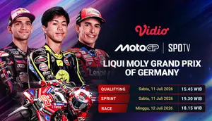 MotoGP Liqui Moly Grand Prix of Germany: Penuh Strategi di Sachsenring Saksikan Hanya di Vidio