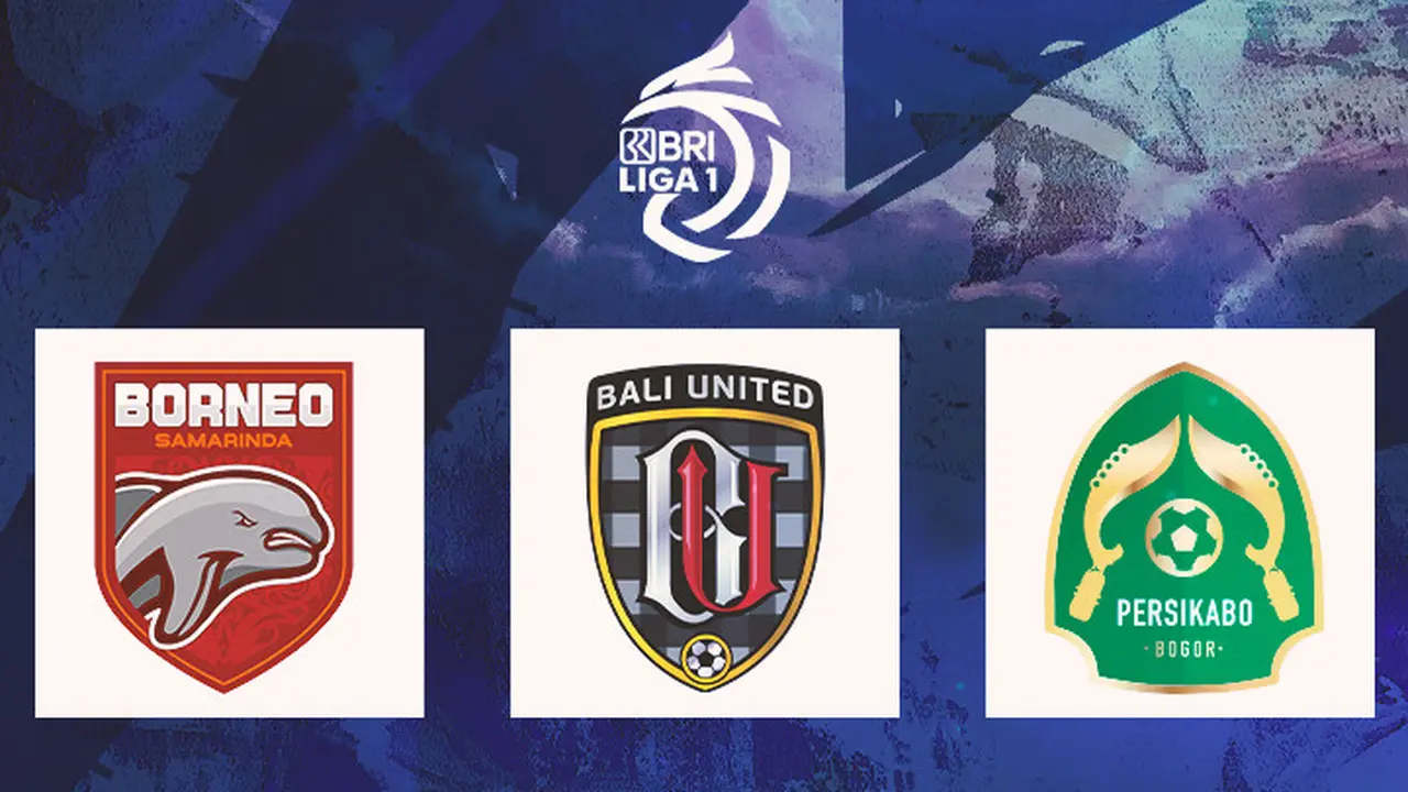 Liga 1 - Cover Borneo FC, Bali United, Persikabo 1973
