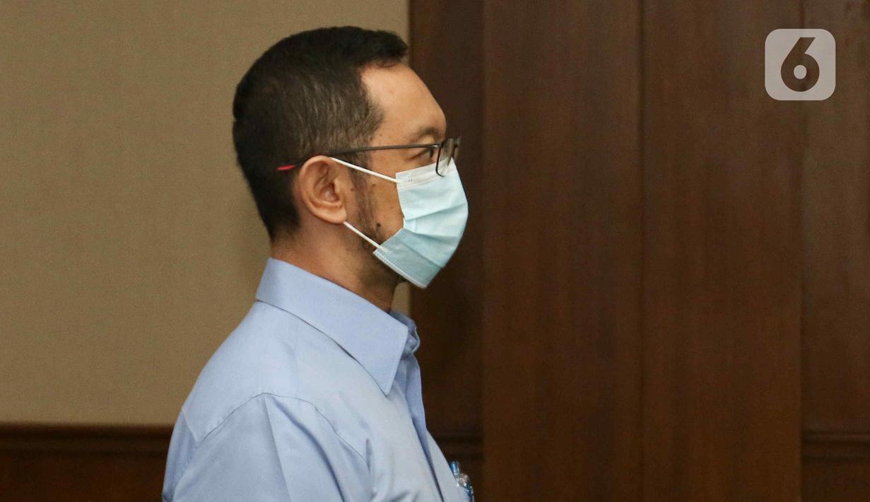 Andhi Pramono ditahan usai diperiksa sebagai tersangka kasus dugaan penerimaan gratifikasi dan tindak pidana pencucian uang (TPPU) di Direktorat Jenderal Bea Cukai Kementerian Keuangan (DJBC Kemenkeu). (Liputan6.com/Herman Zakharia)