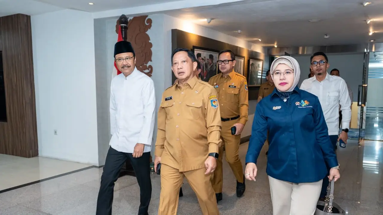 Menteri Sosial Saifullah Yusuf hadiri Rapat Koordinasi Pengendalian Inflasi Daerah.
