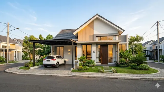 Model Rumah 1 Lantai Tipe 50