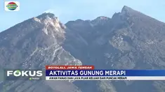 Gunung Merapi kembali keluarkan awan panas dan lava pijar dengan jarak luncur 300 sampai 600 meter.