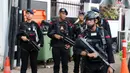 "Polres Metro Jakarta Pusat dengan Polda Metro Jaya, Kodam Jaya, juga Pemprov DKI akan menggelar sebanyak 2.120 personel. Kami menggelar pengamanan baik itu dari Bundaran Hotel Indonesia kemudian ruas jalan Imam Bonjol sampai dengan Taman Suropati," kata Kapolres Metro Jakarta Pusat, Kombes Pol Susatyo Purnomo Condro di Kantor KPU RI, Jakarta Pusat, Selasa (12/12/2023). (Liputan6.com/Herman Zakharia)