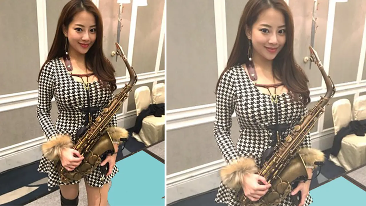 Tak Hanya Cantik, Alunan Saksofonnya Bikin Pria Klepek-klepek