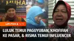 Tiga srikandi yang bertarung di pemilihan Gubernur Jawa Timur menemui masyarakat dari berbagai kalangan di Kota Surabaya, Jawa Timur.