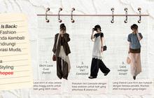 Lace Kembali Jadi Tren Fashion Anak Muda, Ini Tips Mix and Match Stylish ala Gen Z di Shopee