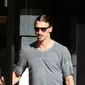 Zlatan Ibrahimovic tengah berlibur di Hollywood. (The Mirror)