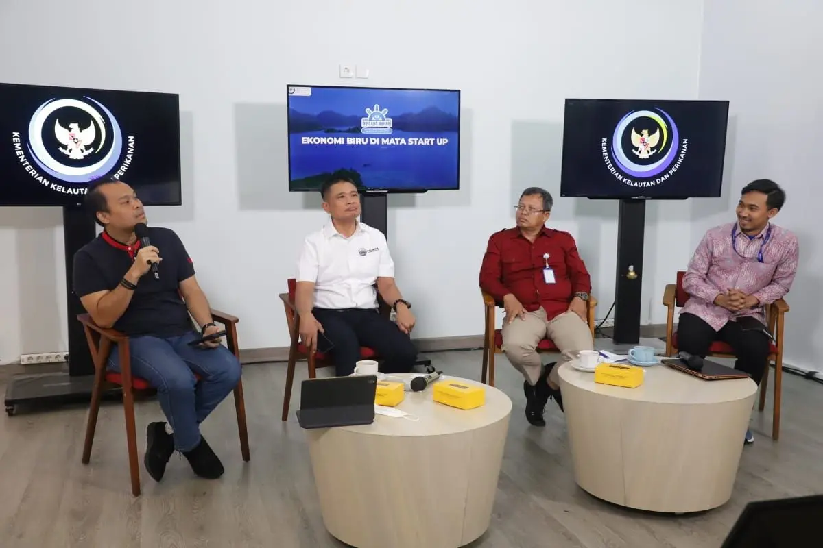 Kegiatan Bincang Bahari bertema “Ekonomi Biru di Mata Start-Up”. (Dok KKP)