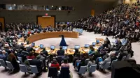 Pertemuan Dewan Keamanan (DK) PBB pada 24 Oktober 2023 membahas soal Gaza, Palestina, Hamas, dan Israel. Dok: UN News
