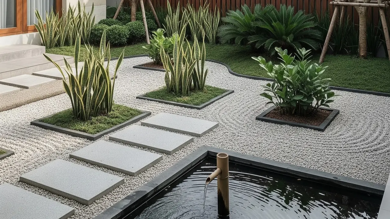 9 Tips Membuat Taman Kering yang Tetap Sejuk Meski Minim Tanaman