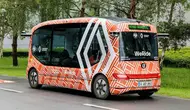 Shuttle minibus otonom kerja sama Renault dan WeRide. (Autocar)