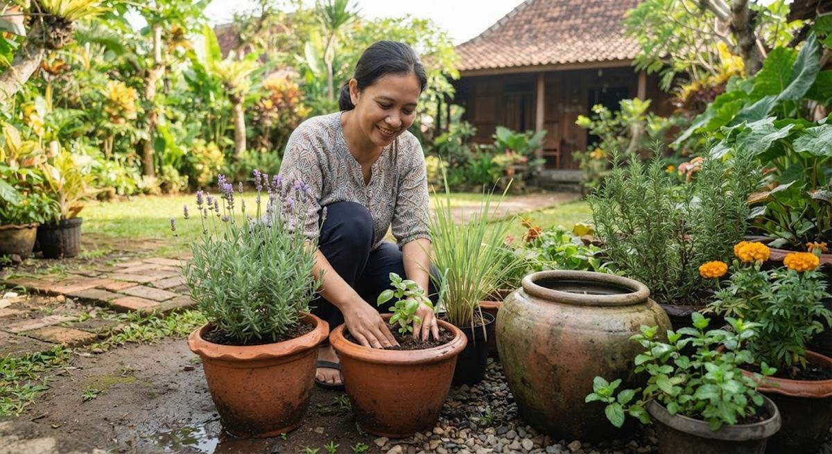Tips Membasmi Jentik Nyamuk di Pot dan Wadah Air yang Ada di Halaman Rumah