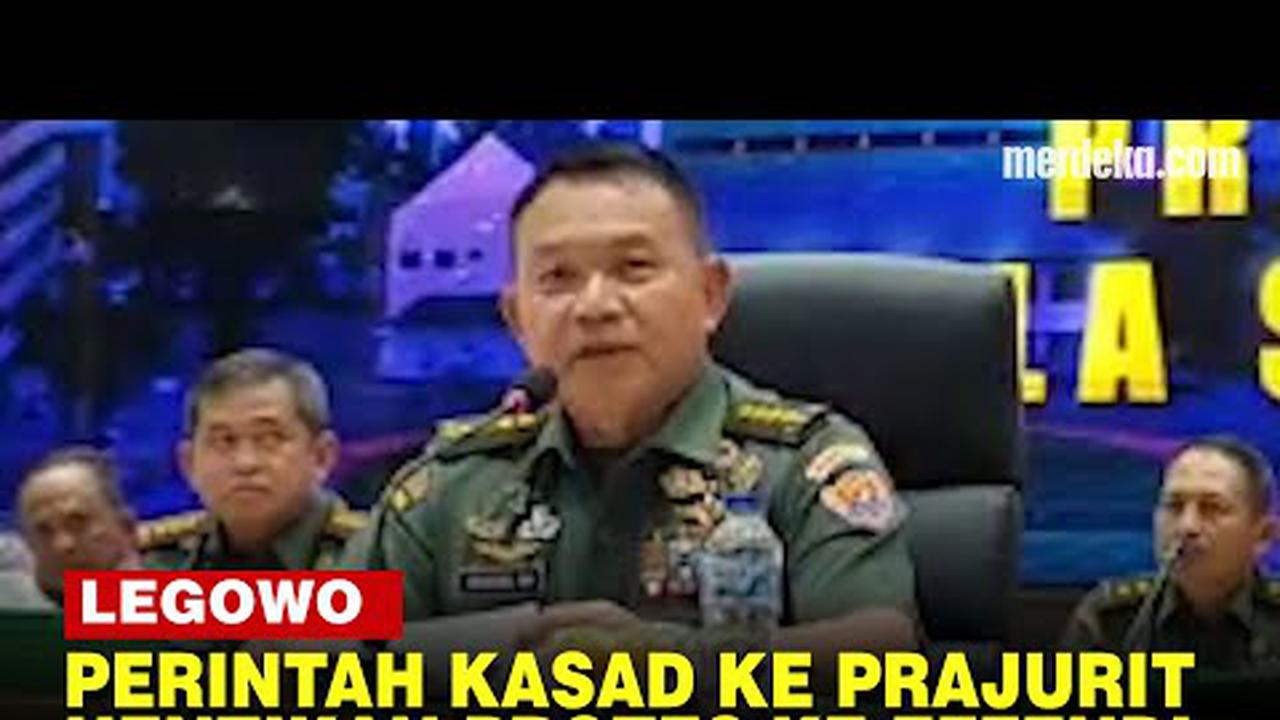 VIDEO: Kasad Dudung Lapang Dada Terima Maaf Effendi Simbolon soal "Gerombolan Ormas"