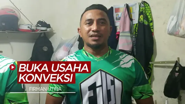 VIDEO: Mantan Kapten Timnas Indonesia,Firman Utina Mencoba Peruntungan di Dunia Konveksi