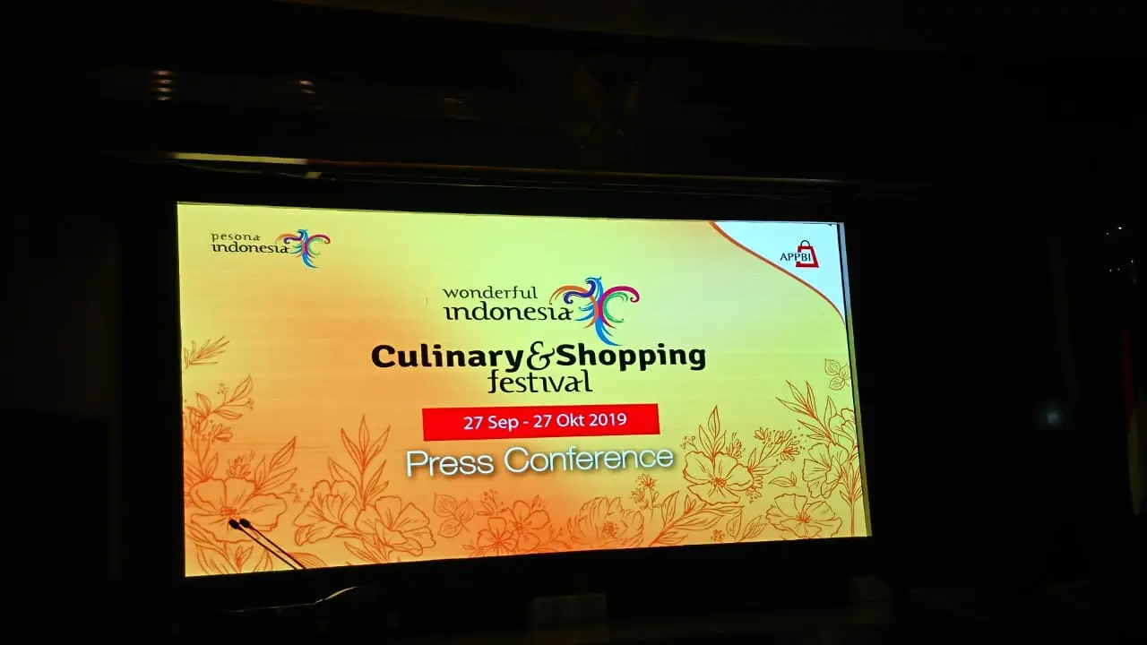 Mimpi Gaet Wisman Lewat Wonderful Indonesia Culinary and Shopping Festival 2019
