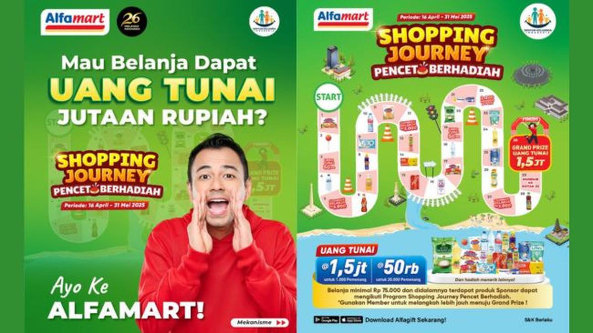 Promo Alfamart Hari Ini 13 Mei 2025, Raih Kesempatan Menang Hadiah Uang Tunai Jutaan Rupiah