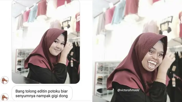 6 Editan Foto Orang Ingin Cantik Ini Hasilnya Bikin Ketawa Geli