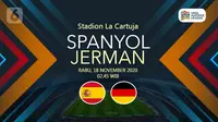 Spanyol vs Jerman (Liputan6.com/Abdillah)